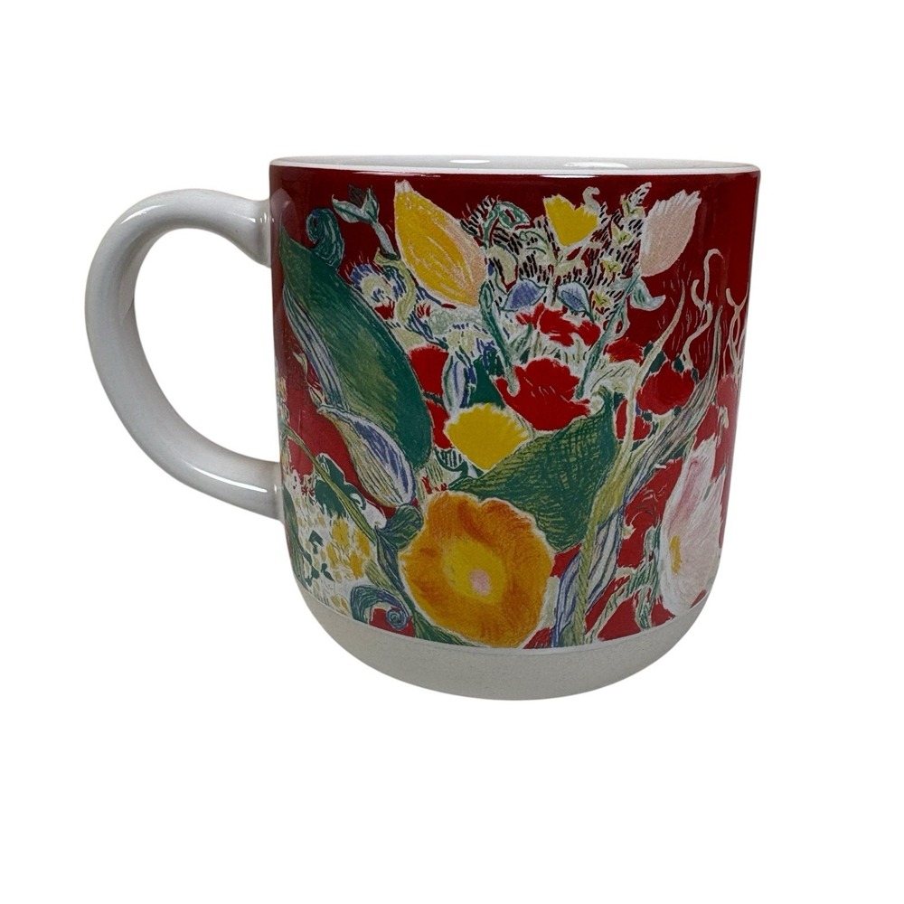 Demdaca Art lifting Stoneware Floral Mug